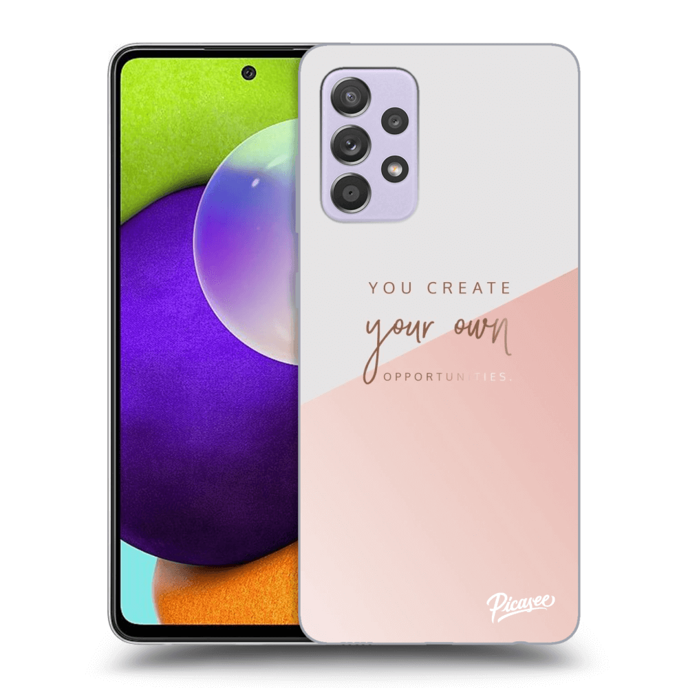 Picasee silikonski črni ovitek za Samsung Galaxy A52 A525F - You create your own opportunities