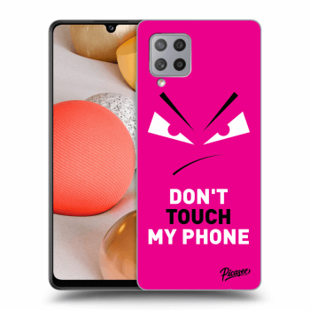 Ovitek za Samsung Galaxy A42 A426B - Evil Eye - Pink