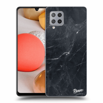 Picasee ULTIMATE CASE za Samsung Galaxy A42 A426B - Black marble