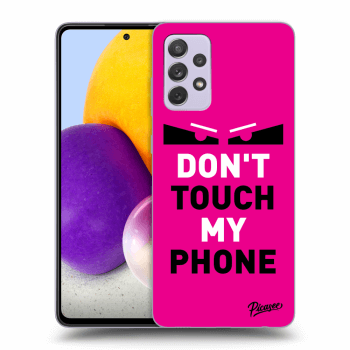Ovitek za Samsung Galaxy A72 A725F - Shadow Eye - Pink