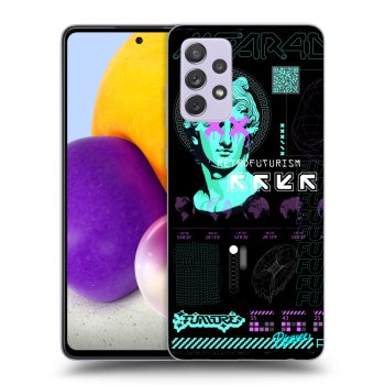 Picasee silikonski črni ovitek za Samsung Galaxy A72 A725F - RETRO