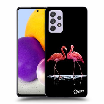 Ovitek za Samsung Galaxy A72 A725F - Flamingos couple