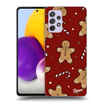 Picasee silikonski prozorni ovitek za Samsung Galaxy A72 A725F - Gingerbread 2