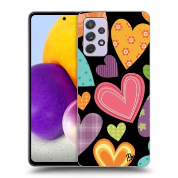Ovitek za Samsung Galaxy A72 A725F - Colored heart
