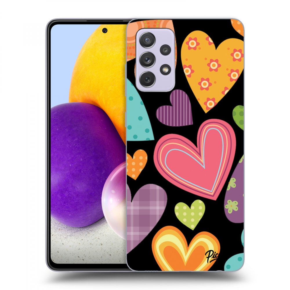Picasee ULTIMATE CASE za Samsung Galaxy A72 A725F - Colored heart