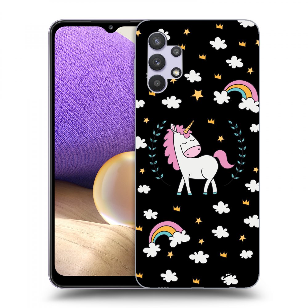 Picasee ULTIMATE CASE za Samsung Galaxy A32 5G A326B - Unicorn star heaven
