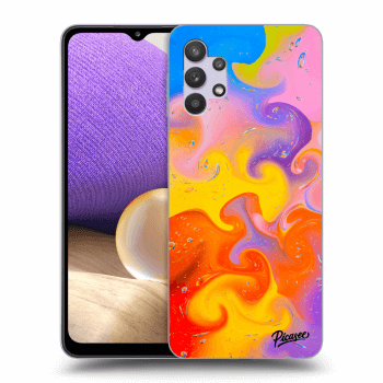 Picasee silikonski črni ovitek za Samsung Galaxy A32 5G A326B - Bubbles