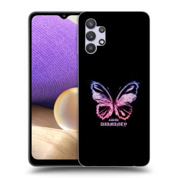 Picasee silikonski črni ovitek za Samsung Galaxy A32 5G A326B - Diamanty Purple
