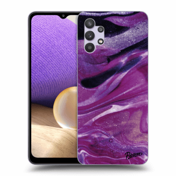 Ovitek za Samsung Galaxy A32 5G A326B - Purple glitter