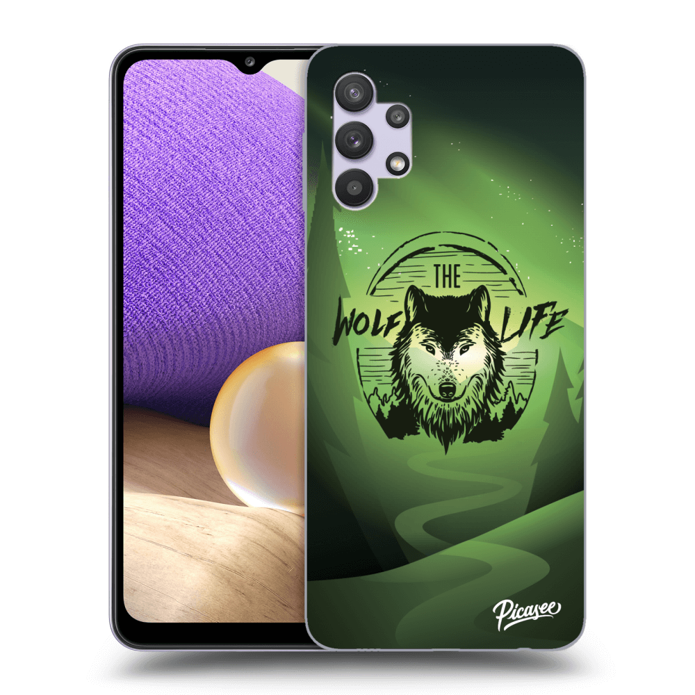 Picasee ULTIMATE CASE za Samsung Galaxy A32 5G A326B - Wolf life