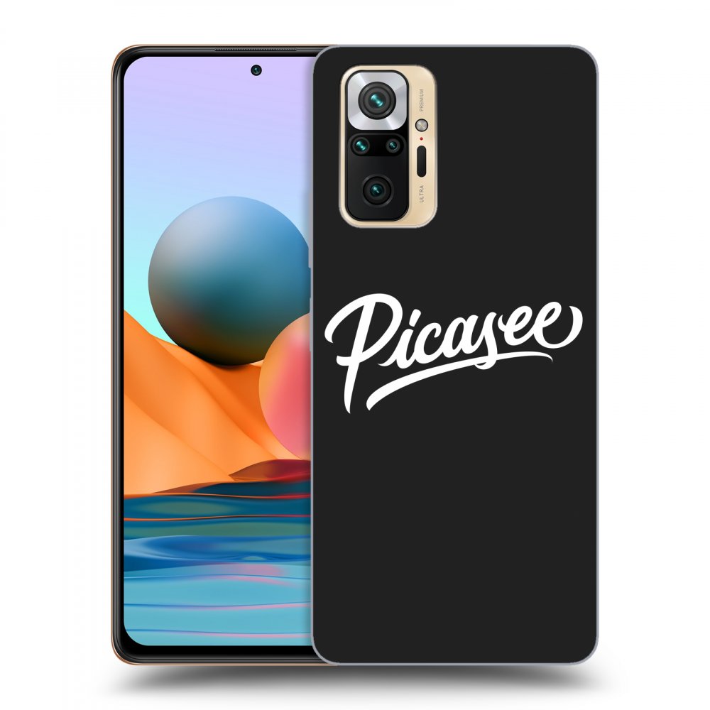 Picasee silikonski črni ovitek za Xiaomi Redmi Note 10 Pro - Picasee - White