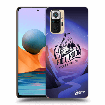 Picasee silikonski prozorni ovitek za Xiaomi Redmi Note 10 Pro - Wolf