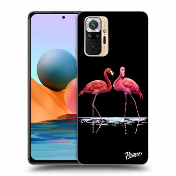 Picasee ULTIMATE CASE za Xiaomi Redmi Note 10 Pro - Flamingos couple
