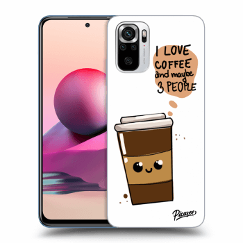 Picasee silikonski prozorni ovitek za Xiaomi Redmi Note 10S - Cute coffee