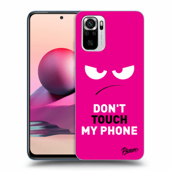Ovitek za Xiaomi Redmi Note 10S - Angry Eyes - Pink