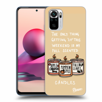 Ovitek za Xiaomi Redmi Note 10S - Candles