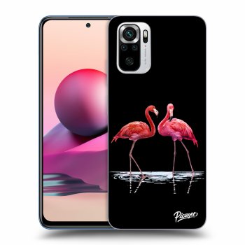 Ovitek za Xiaomi Redmi Note 10S - Flamingos couple