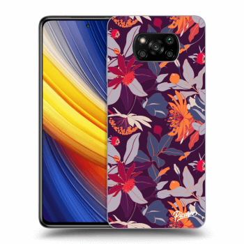 Ovitek za Xiaomi Poco X3 Pro - Purple Leaf