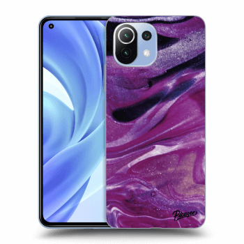 Ovitek za Xiaomi Mi 11 - Purple glitter