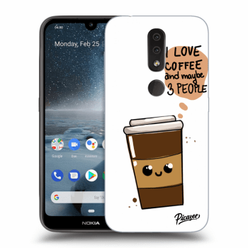 Ovitek za Nokia 4.2 - Cute coffee