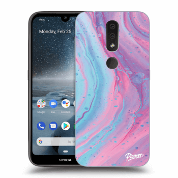 Ovitek za Nokia 4.2 - Pink liquid