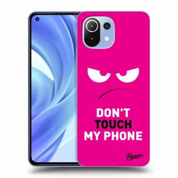 Ovitek za Xiaomi Mi 11 Lite - Angry Eyes - Pink