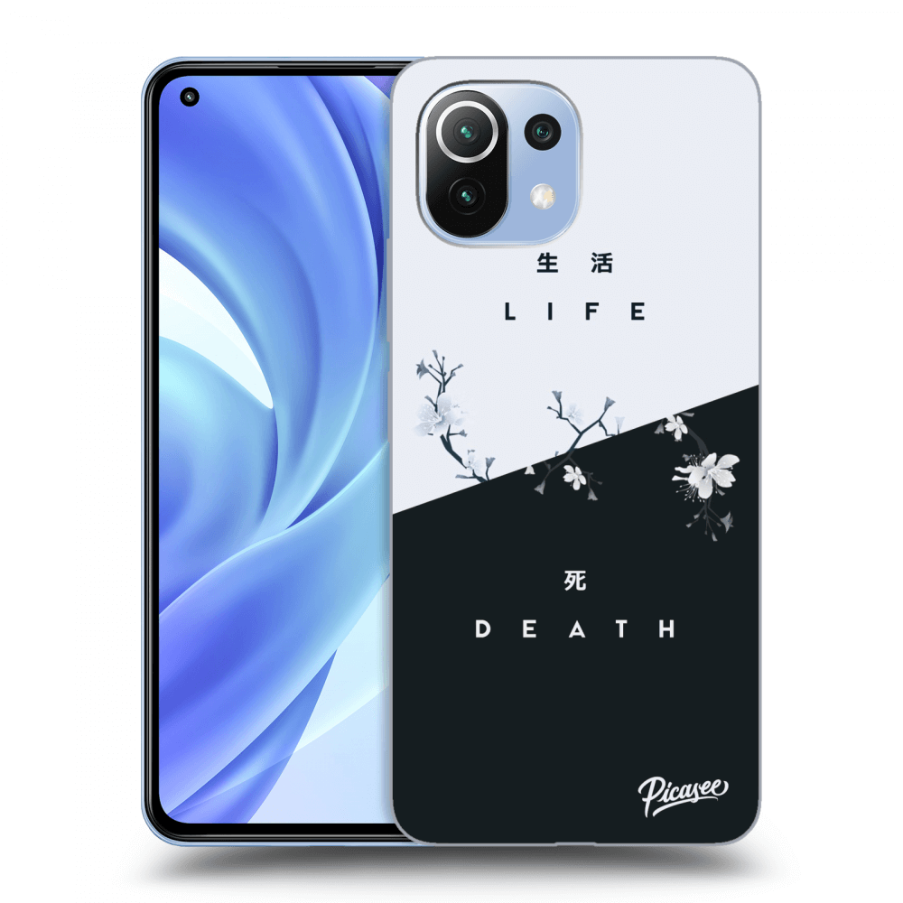 Picasee silikonski črni ovitek za Xiaomi Mi 11 Lite - Life - Death