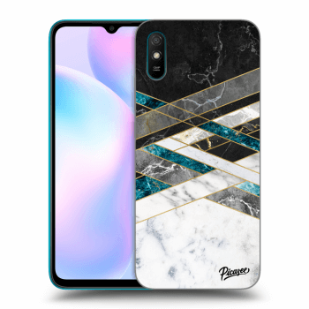 Ovitek za Xiaomi Redmi 9AT - Black & White geometry