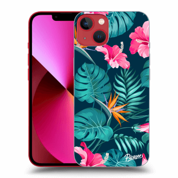 Ovitek za Apple iPhone 13 - Pink Monstera