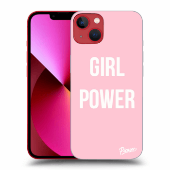 Picasee silikonski črni ovitek za Apple iPhone 13 - Girl power
