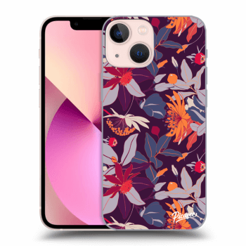 Ovitek za Apple iPhone 13 mini - Purple Leaf