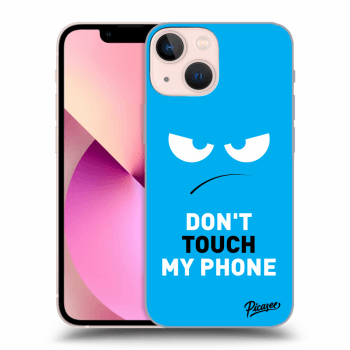Ovitek za Apple iPhone 13 mini - Angry Eyes - Blue