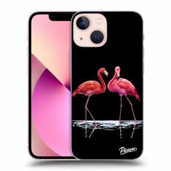 Ovitek za Apple iPhone 13 mini - Flamingos couple