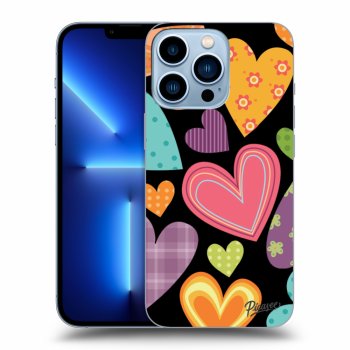 Ovitek za Apple iPhone 13 Pro - Colored heart