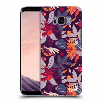 Ovitek za Samsung Galaxy S8+ G955F - Purple Leaf