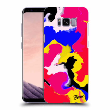 Picasee silikonski prozorni ovitek za Samsung Galaxy S8+ G955F - Watercolor