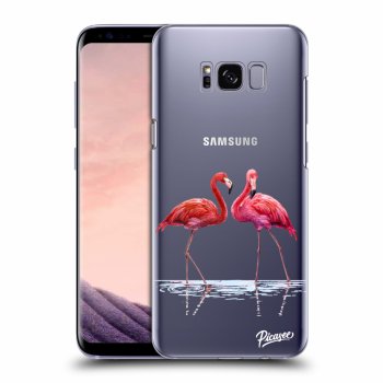 Ovitek za Samsung Galaxy S8+ G955F - Flamingos couple
