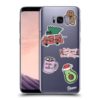Ovitek za Samsung Galaxy S8+ G955F - Christmas Stickers