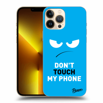 Ovitek za Apple iPhone 13 Pro Max - Angry Eyes - Blue