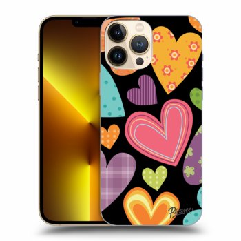 Ovitek za Apple iPhone 13 Pro Max - Colored heart