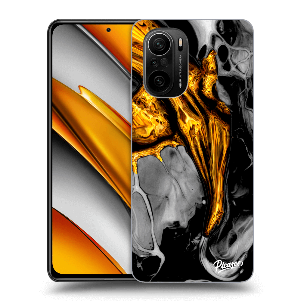 Picasee ULTIMATE CASE za Xiaomi Poco F3 - Black Gold