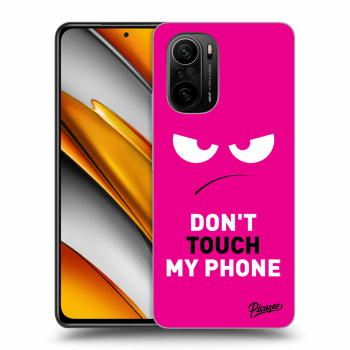 Ovitek za Xiaomi Poco F3 - Angry Eyes - Pink