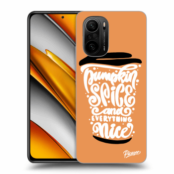 Ovitek za Xiaomi Poco F3 - Pumpkin coffee