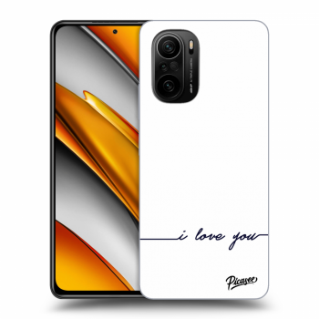 Ovitek za Xiaomi Poco F3 - I love you