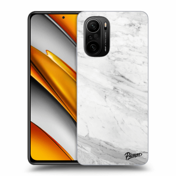 Ovitek za Xiaomi Poco F3 - White marble
