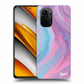 Ovitek za Xiaomi Poco F3 - Pink liquid