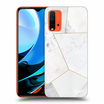 Ovitek za Xiaomi Redmi 9T - White tile