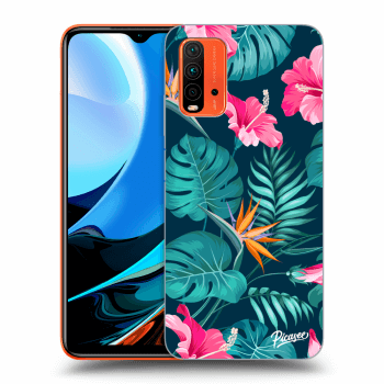 Ovitek za Xiaomi Redmi 9T - Pink Monstera