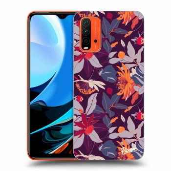 Ovitek za Xiaomi Redmi 9T - Purple Leaf