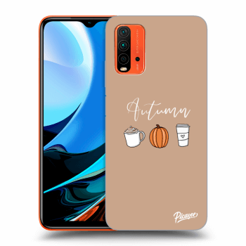 Picasee silikonski prozorni ovitek za Xiaomi Redmi 9T - Autumn